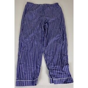 Harry Potter Pottery Barn Teen Pajama Pants Boys Size Medium‎ Striped Blue White